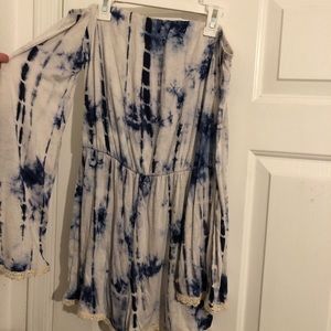 Tie-dye romper. Super cute and in trend